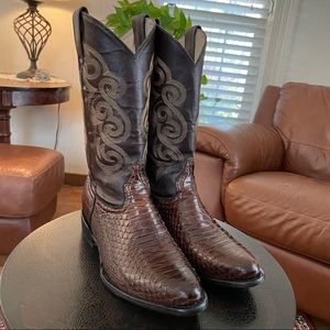 Botas Austin Python Western Boots men’s size 8 US/26.5 MX